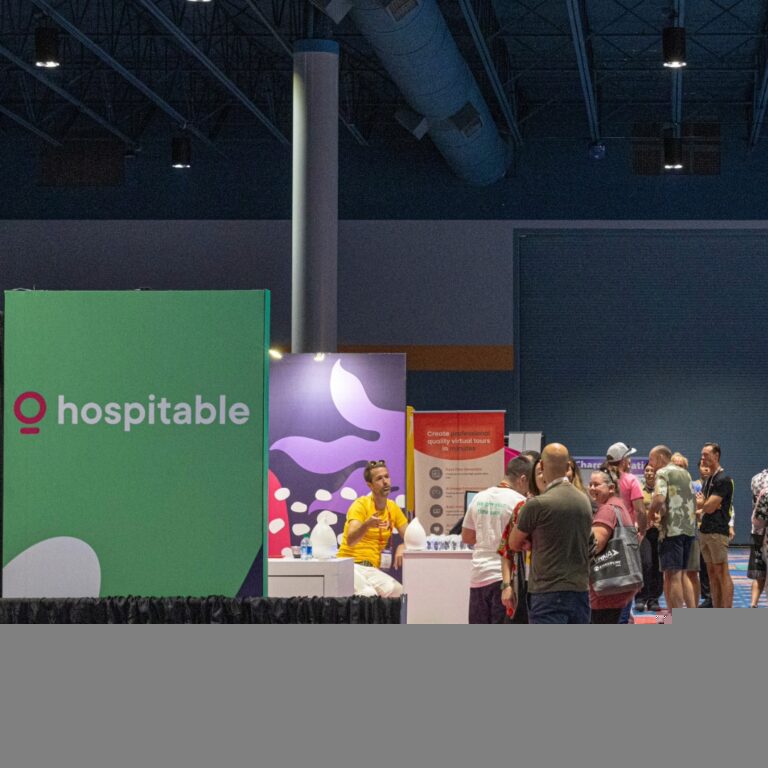 Hospitable booth at VRMA conference