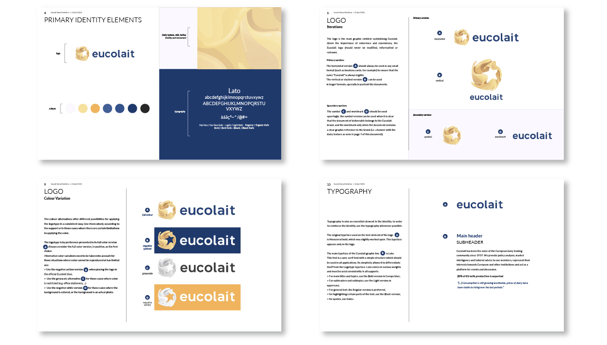 Eucolait Brand Guidelines